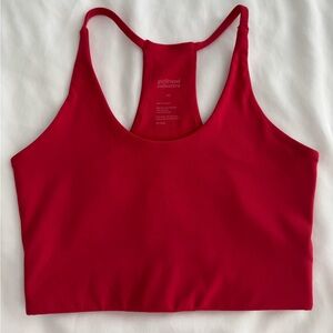 Girlfriend Collective float cleo bra in red